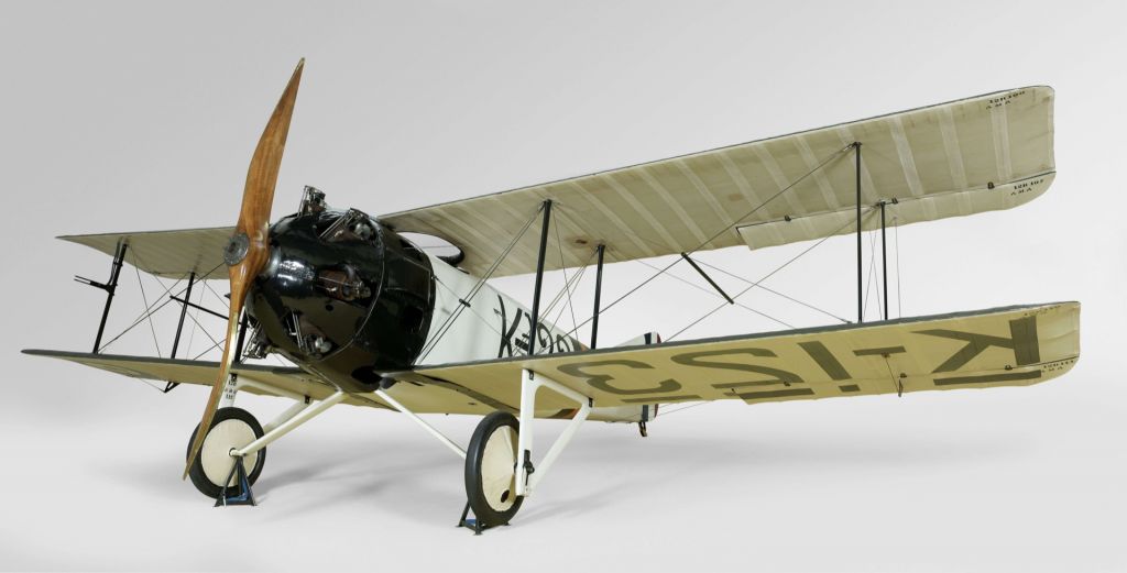 Altes Flugzeug FK 23 Bantam