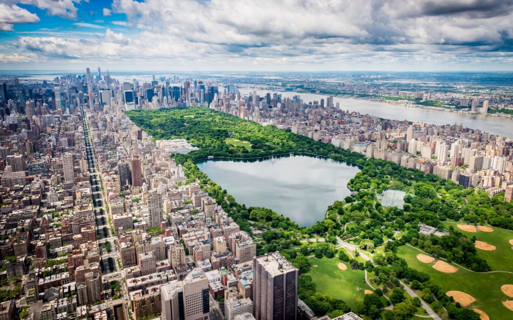 Skyline mit Central Park