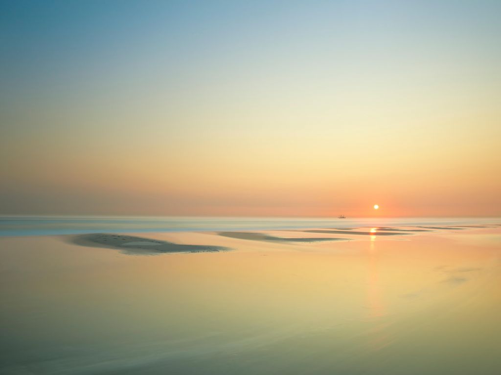 Sonnenuntergang am Strand