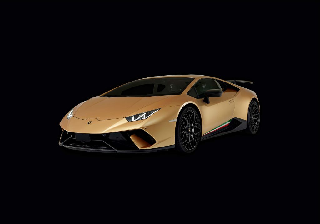 Lamborghini Huracán - Rechts vorne, schwarz