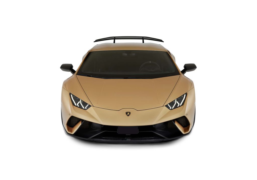 Lamborghini Huracán - Front von oben, weiß