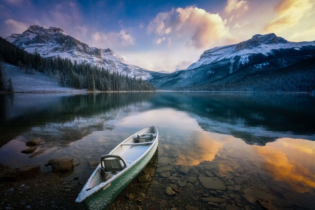 First Snow Emerald Lake