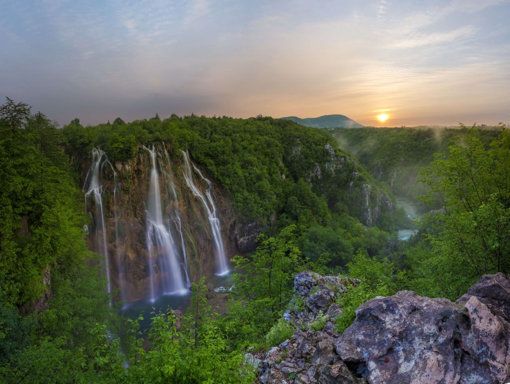 Wasserfall in Kroatien