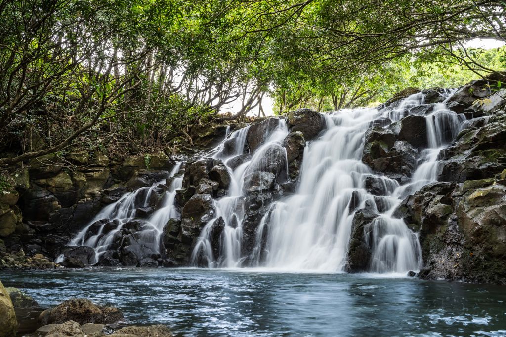 Wasserfall auf Mauritius