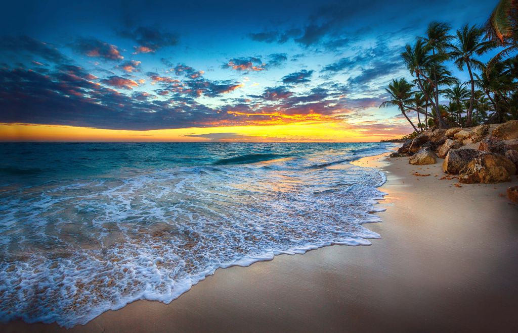 Sonnenaufgang am Strand