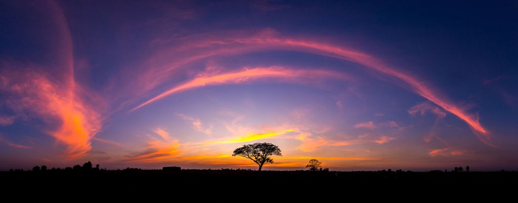 Sonnenuntergang in Afrika