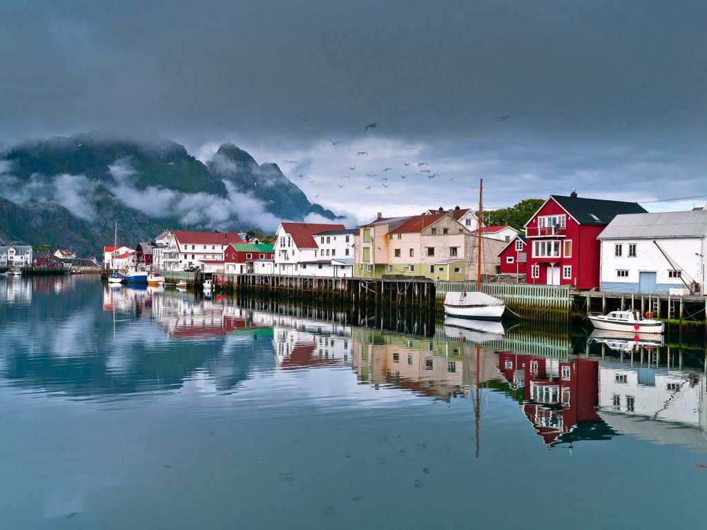 Häuser auf den Lofoten