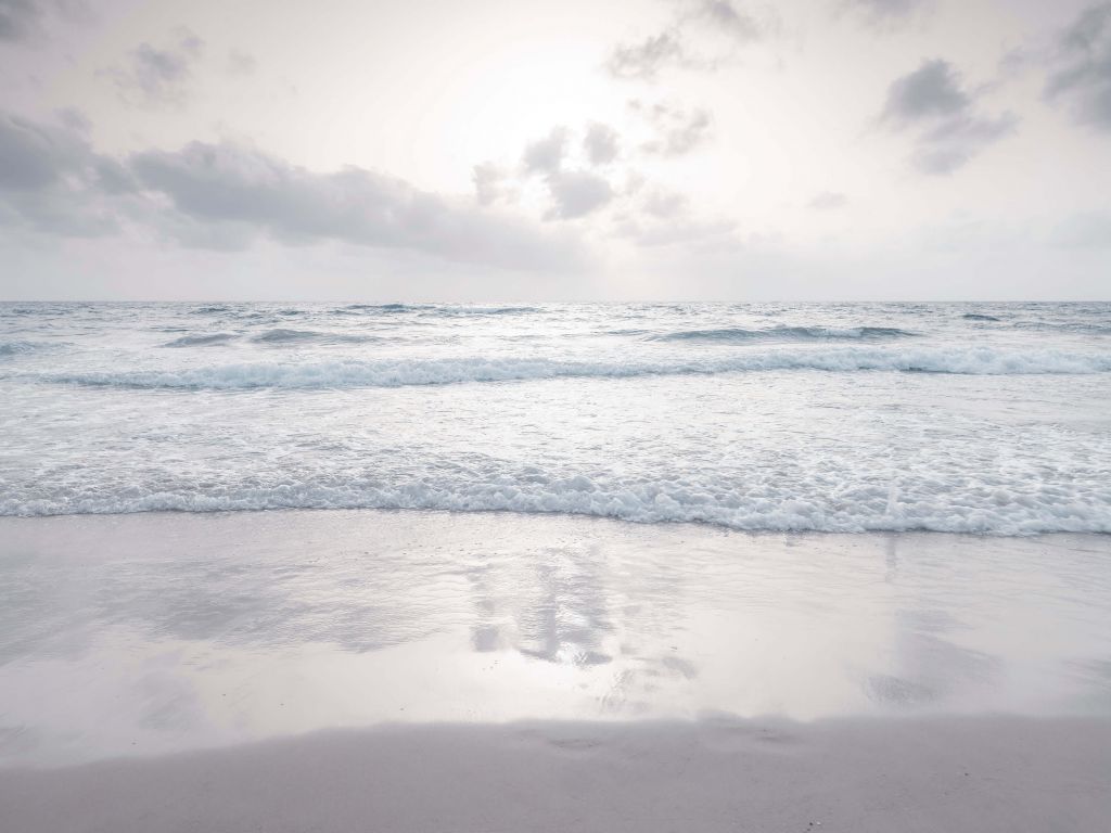 Wellen am Strand