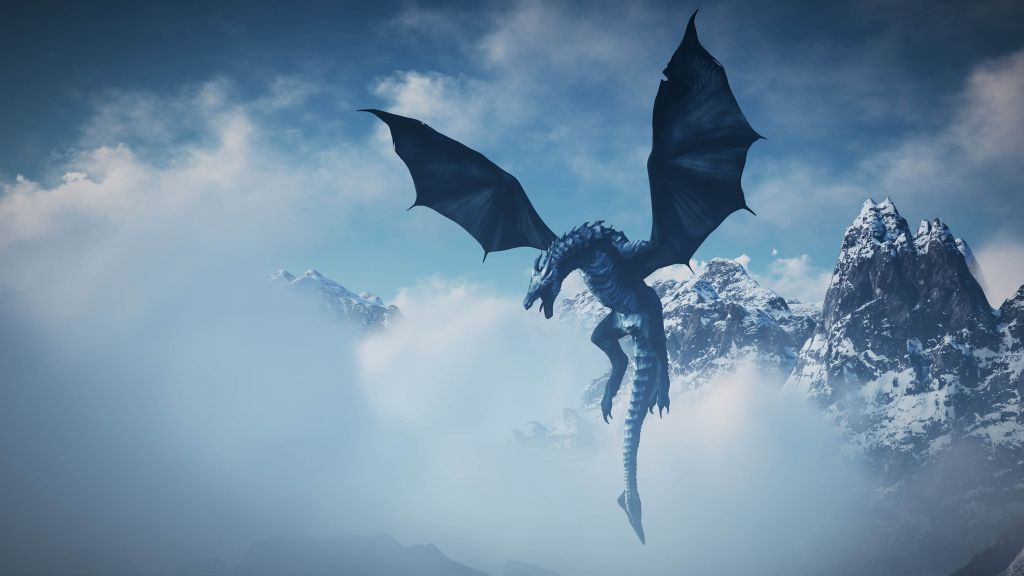 Fliegender Eisdrache