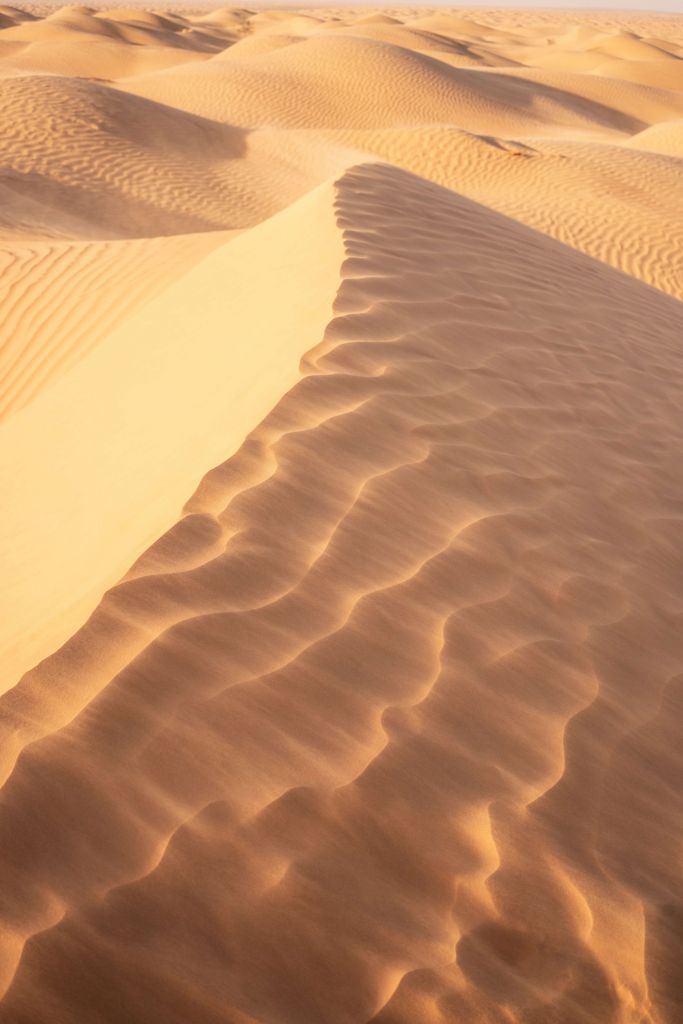 Sanddünen von oben