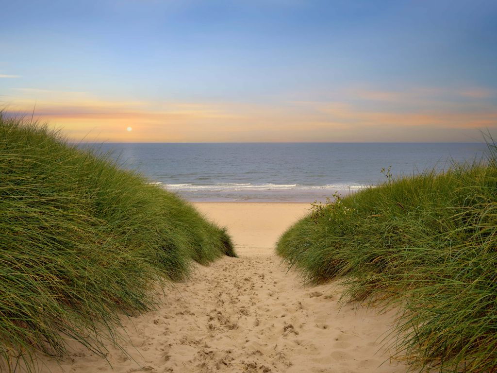 Sonnenuntergang am Strand