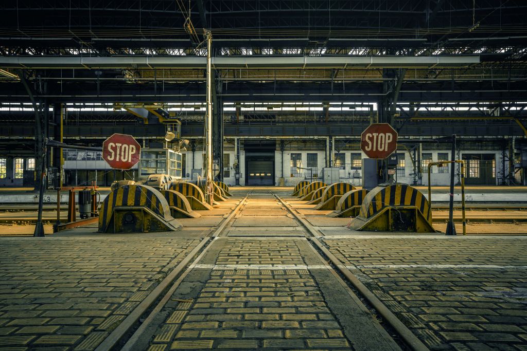 Verlassene Industriehalle