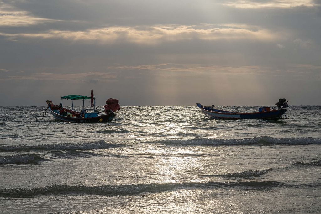 Es wird Nacht Insel Kho Pipi (Thailand)