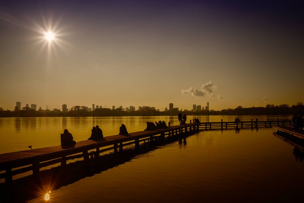 Entspannen am Kralingse Plas in Rotterdam 