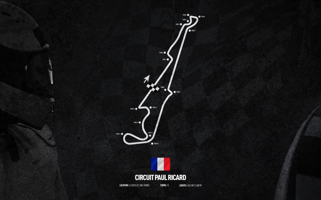 Formel 1 Strecke - Circuit Paul Ricard - Frankreich