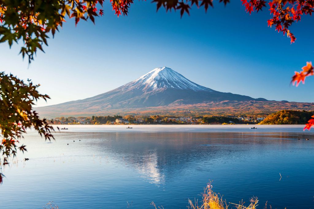 Der Berg Fuji am Nachmittag