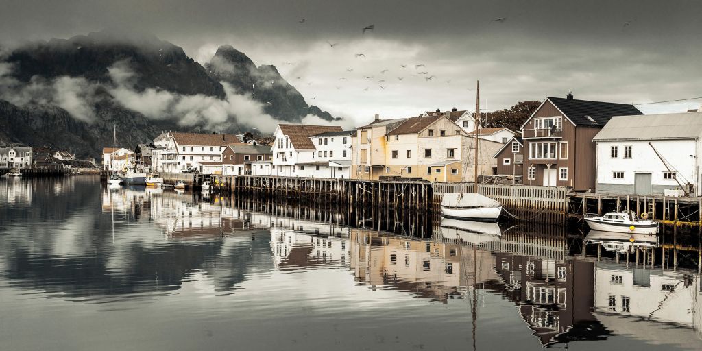 Fischerdorf auf den Lofoten