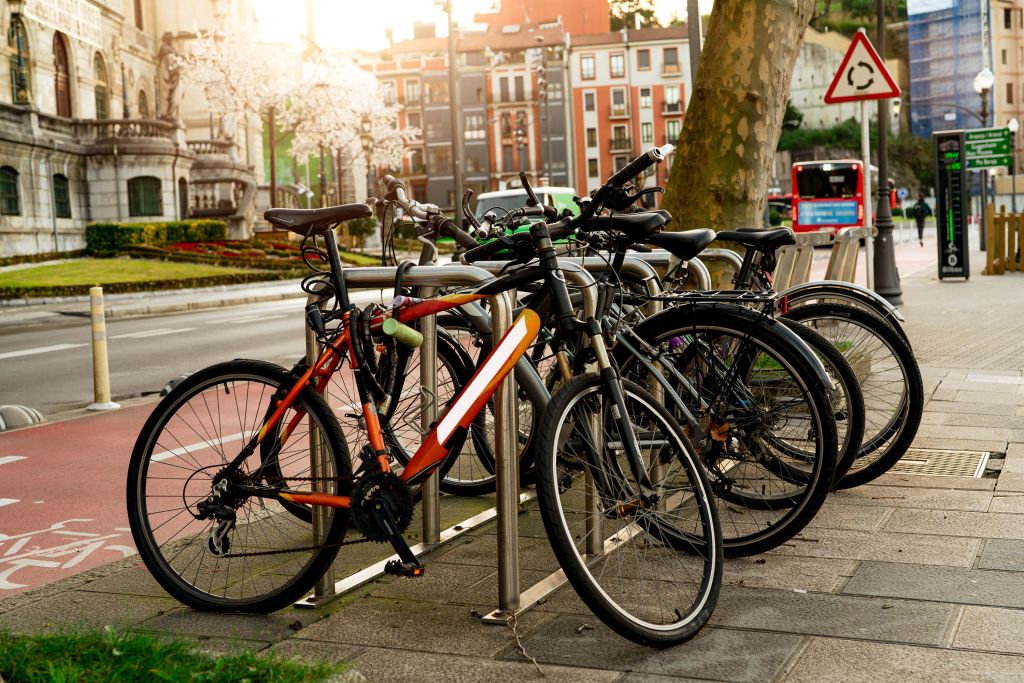 Fahrrad in der Stadt