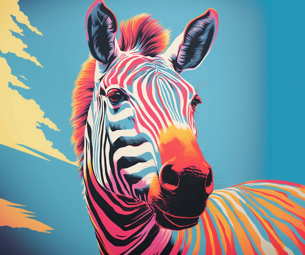 Zebra Rainbow #2