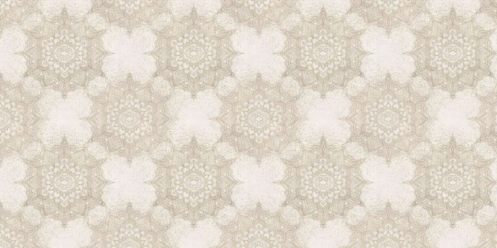 Marrakesch-Magisches Mandala - beige