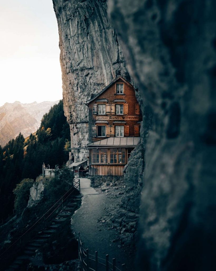 Berghütte in den Alpen