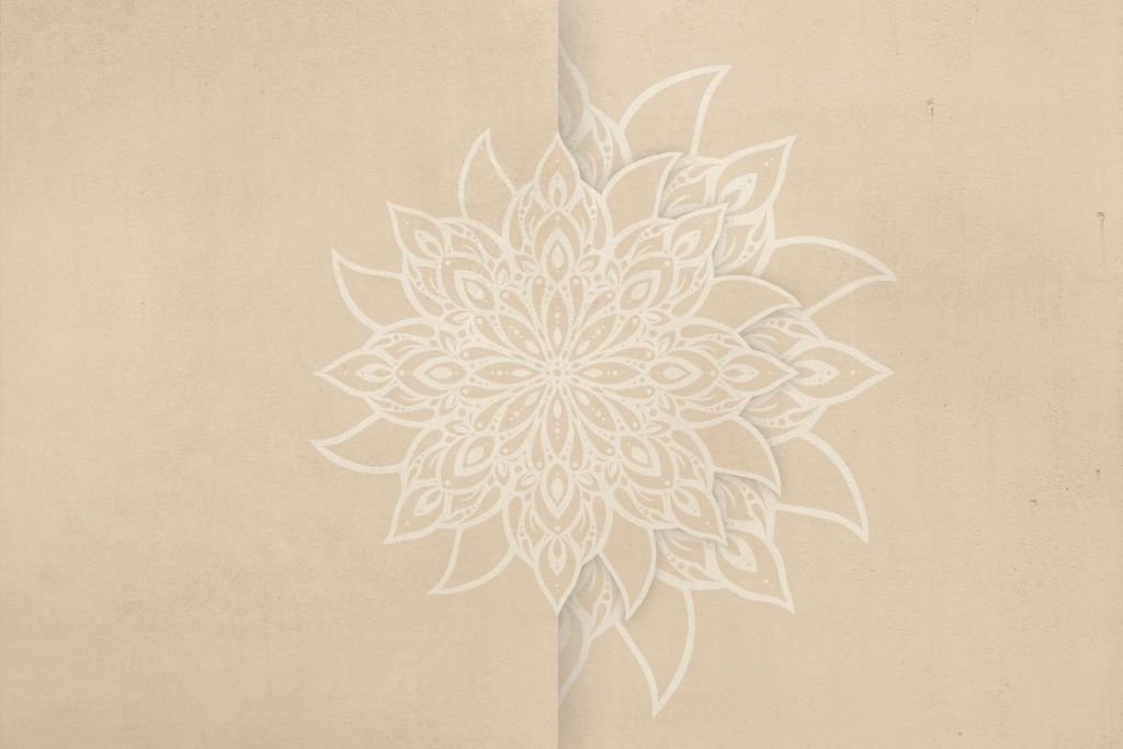 Beige Eleganz Mandala