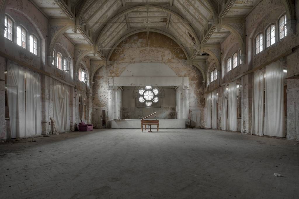 Zimmer im alten Sanatorium